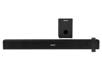 Gizmore Bar6000 60W Rms Wired Soundbar With 360 Degree Surround Sound & Extra Deep Bass Subwoofer| Wall Mounted | Multi Connectivity & Remote Control Connect With Mobile Tv/Pc And Projector