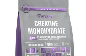 Trunativ Micronised Creatine | Unflavoured | Pure Creatine Monohydrate 100G | For Enhanced Strength & Fast-Absorbing | Recovery And Mental Focus | Zero Grit, Gut-Friendly Formula | 100G, Vegetrarain