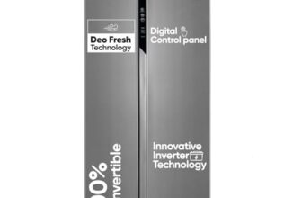 Candy 602 L Frost Free Side By Side Refrigerator With 100% Convertible Technology, Digital Control Panel And Magic Convertible Cooling 2-Door (Shiny Steel, Css6600Ts)