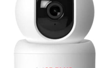 CP PLUS 2MP Full HD Smart Wi-Fi CCTV Home Security Camera | 360° with Pan Tilt | View & Talk | Motion Alert | Night Vision | SD Card (Upto 128 GB), Alexa & Google Support | IR Distance 10mtr | CP-E25A