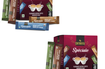 Continental Speciale 96 Coffee Sachets | 4 Flavours – Hazelnut, Vanilla, Mocha, Caramel Instant Coffee(96 x 2 g, Assorted Flavoured)