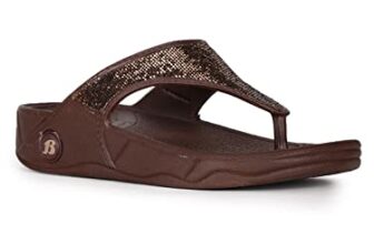 Bata Women’s Platform Heel Sandal – DARK BROWN (7 UK) (5724121)