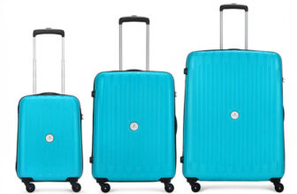 ARISTOCRAT Armstrong Set of 3 (Small 53cm|Medium 65cm|Large 78cm) – Trolley Bag Cabin & Check-in Set 4 Wheels – 31 Inch