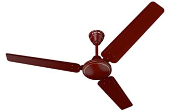 Bajaj Frore Turbo1200 MM (48″) 1 Star Rated Ceiling Fans For Home | BEE Star Rated Energy Efficient Ceiling Fan | Rust Free Coating For Long Life | High Air Delivery | 2-Yr Warranty 【Brown】