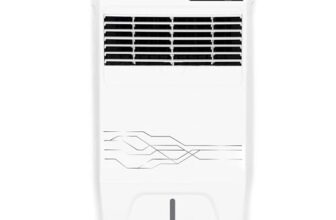 Hindware Smart Appliances FROSTINE 37L Personal Air Cooler Inverter Compatible with High Air Delivery Technology, Humidifier, Ice Chamber, Homeycomb Pads, Insect and Dust Free Filter (Black & White)