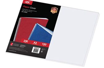 GBC A3 Binding Cover, 230GSM – Pack of 100 (White)