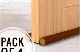 PYORIT PVC Door Guard (39 Inches, Pack of 4) Gap Filler for Door Bottom Seal Strip Sound-Proof, Reduce Noise, Energy Saving Door Stopper for Reduce Door Dust, home Door Mounted Door Stopper(Brown)