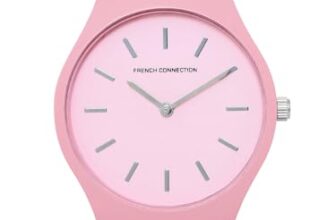 French Connection Zest Pink Round Dial Womens Analogue Watch FCS05P