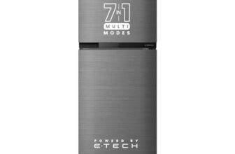 IFB 243L 2 Star Frost Free Double Door Refrigerator (IFBFF-2902NBSE, Brush Grey) 7 in 1 Multi Mode with 360 Degree Cooling