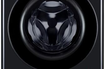 LG 12 Kg, 5 Star, AI Direct Drive Technology, Wi-Fi, Steam Fully Automatic Front-Loading Washing Machine (FHP1412Z5O, Intelligent & Convenient Fabric Care, Allergy Care, Remote Control, Onyx Black)