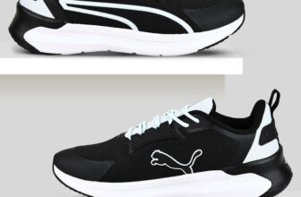 PUMA Running Shoes For Men(Black , 8)