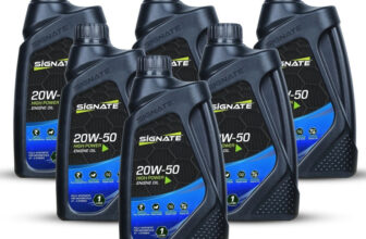 Signate 20-W50 New Semi-synthetic engine oil for bicycles High Performance Engine Oil(1 L, Pack of 6)