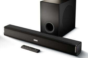 Mivi Fort Sonic 200 Soundbar, 2.1 Channel, Multi-Input and EQ Modes, BT v5.3 200 W Bluetooth Soundbar(Black, Silver, 2.1 Channel)