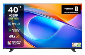 TOSHIBA 100 cm (40 inches) V Series HD Ready Smart LED TV 40V35RP (Black)