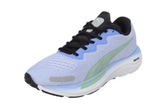 Puma Womens Velocity Nitro 2 WNS Elektro Purple-Fizzy Lime Running Shoe – 5 UK (37626214)