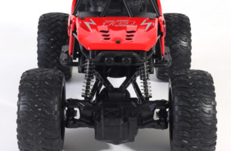 frendo Remote Controlled Rock Crawler RC Monster Truck, 2.4G, 1:18 Scale (Red)(Red)