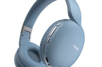 Noise Two Wireless On Ear Headphones with 50 Hours Playtime, Low Latency(up to 45ms), 4 Play Modes, Dual Pairing, BT v5.3 (Serene Blue)