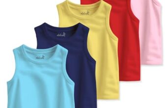 minicult Cotton Kids Vests in Solid Colors (Yellow)(Pack of 5)(6-9 MTS)