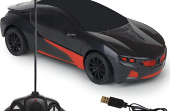 joymax Rechargeable Remote Control Toy Car – High-Speed Drift Action for Kids(Black)