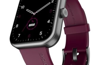 Noise Pulse 2 Max 1.85″ Display, Bluetooth Calling Smart Watch, 10 Days Battery, 550 NITS Brightness, Smart DND, 100 Sports Modes, Smartwatch for Men and Women (Deep Wine)