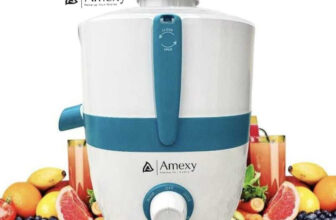 Amexy juicer 750 750 W Juicer(Juicer Compacq White/Green | 1 Jar | White/Green)