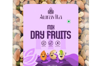 Auravita Premium Mix Dry Fruits and Nuts Almonds, Cashew, Raisins, Seed & More(1 x 1 kg)
