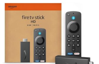 Amazon Fire TV Stick HD (newest model), Alexa Voice Remote with TV power & volume controls, full HD streaming device