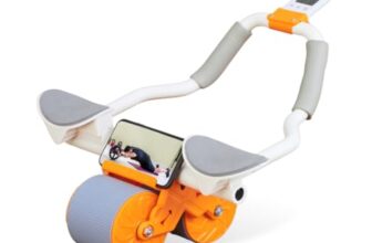 CULT Ab Roller for Men & Women with Elbow Support,Timer and Mobile Holder