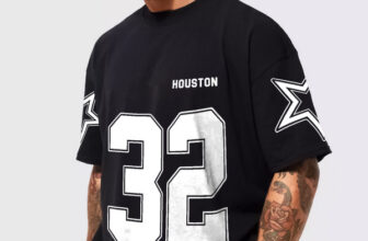 Jump Cuts Typography Men Round Neck Black, White T-Shirt