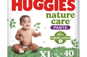 Huggies Nature Care Pants, Extra Large (XL) Size Diaper Pants, 40 Count