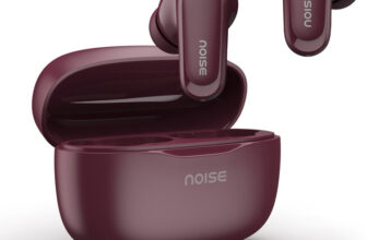 Noise Buds Play with BT v6.0, 13mm Driver, 40Hrs Playtime, IPX4 Water Resistance Bluetooth(Mauve Wine, True Wireless)