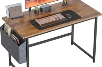 VISBY INDIA Office Computer Table for Home/Writing Desk for Office Table/Folding Table for School/Folding Study Table/Work from Home Computer Table (Woods Desk)