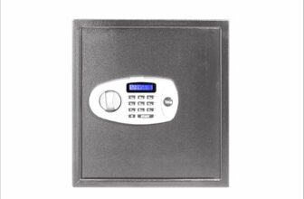 Yale YSS/390 Digital Safe Locker for Home | 41 Litre | Electronic Keypad with PIN Code | Emergency Key | Standard Security Safe | Grey | 1 Year Warranty