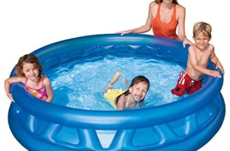 Intex Ajmeri Soft PVC Pool for Kids, 6 Feet (Blue)