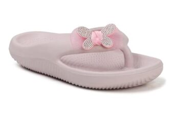 Sukun RIB_05 Women’s Soft Anti-Skid Flip-Flops Stylish Comfortable Waterproof Slip-On Slippers for Everyday Wear