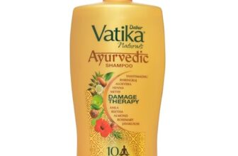 Dabur Vatika Ayurvedic Shampoo for Hair fall Control and Damage free Strong and Shiny hair – 1L