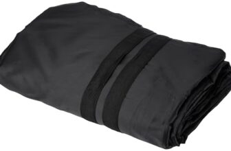 Sulfar 100% Water Resistant Car Body Cover Compatible with Mirror for Tata Flora (Triple Stitched, Full Bottom Elastic, Black)