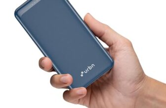 URBN Power Bank 20000mAh Fast Charging | 22.5W Super Fast Power Delivery (PD) Portable Charger | Triple Output | USB Type-C Input & Output | Pass Through Charging | (Blue)