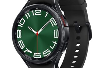 Samsung Galaxy Watch6 Classic (Black, 43mm) | Rotating Bezel | LTE | Monitor BP and ECG | Track Sleep | Track Health | Upto 40hrs Charge with Fast Charging | Galaxy Ecosystem | IP68 Rating