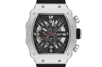 Lee Cooper Multifunction Black Tonneau Dial Men’s Watch – LC08062.351