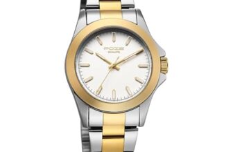 Sonata Poze 8 Quartz Analog with White Dial IPS+IPG Stainless Steel Strap Watch for Men – SP70105BM01W