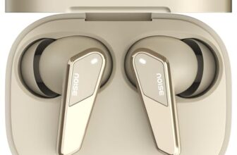 Noise Buds N1 Pro Truly Wireless Earbuds with Metallic Finish, ANC(Upto 30Db), 60H of Playtime, Dual Pairing, Instacharge(10 Min=200 Min), BT V5.3(Chrome Beige)