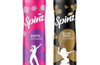 SpinZ New Exotic & Black Magic Aerosol Perfumed Deo For Women, Long Lasting Freshness,200Ml X 2 (Pack Of 2)