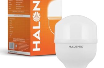 Halonix 30W B22 Base LED Bulb – Cool Daylight (6500k) | Energy Efficient | Surge Protection up to 4KV | Rated Life 15000 Hrs | for Home & Office |Pack of 1| Higher wattage led bulb.
