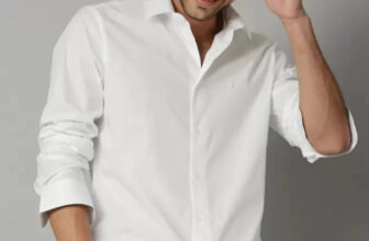 JIGGSTER STORE Men Solid Formal White Shirt