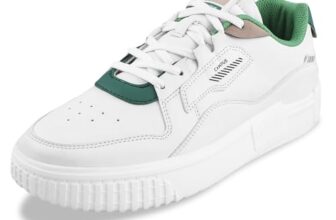 Campus Men’s OG-11 WHT/D.GRN Sneakers – 8UK/India OG-11