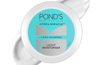 POND’S Light Moisturiser with Cera-Hyamino for 5X Dryness Repair for Ultimate Soft, Smooth Skin | Lightweight, for all skin types, 200ml