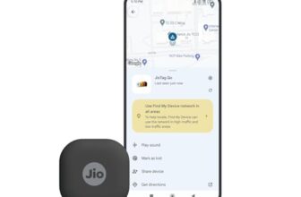 JioTag Go |India’s First Android Tag | Google Find My Device Item Finder| Worldwide Tracking for Keys, Wallets, Luggage, Gadgets and More|1+1 Year Battery|No SIM Needed|BT 5.3|for Android Only