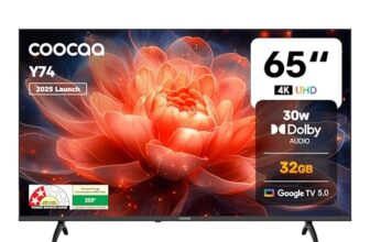 coocaa 164 cm (65 inch) Frameless UHD 4k Smart Google TV 65Y74