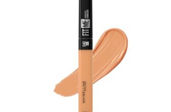 Maybelline New York Full Coverage Liquid Concealer For All Skin Type, Matte & Poreless Ultra Blendable, Fit Me!, 40 Caramel, 6.8ml